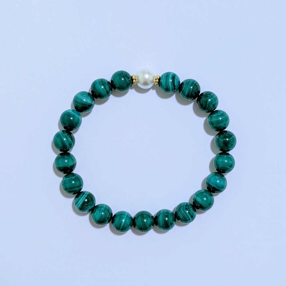 Malachite Bracelet - Picture 2 of 7